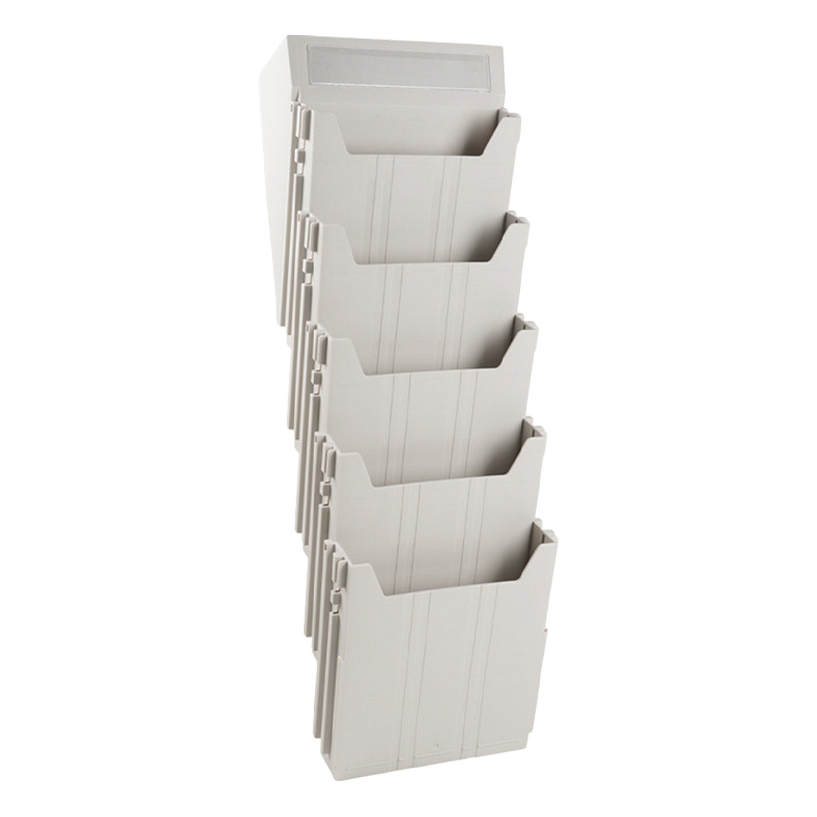 Magazine Holder Rack - Wandmontierter Aktenorganizer, verstellbarer Büro-Dokumentenhalter, Zeitschriftenständer, hängendes