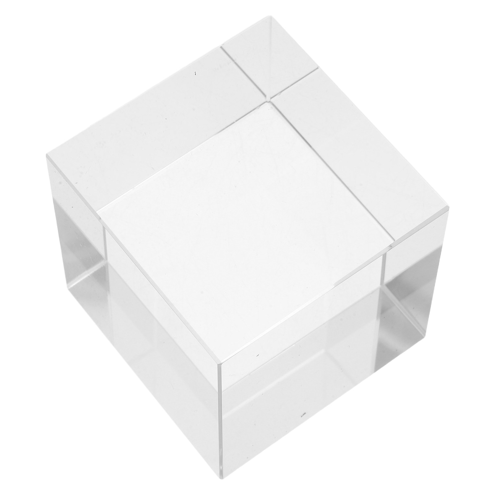 Klarer quadratischer Kristall- – Book Weight Glass Bewertung und Preis