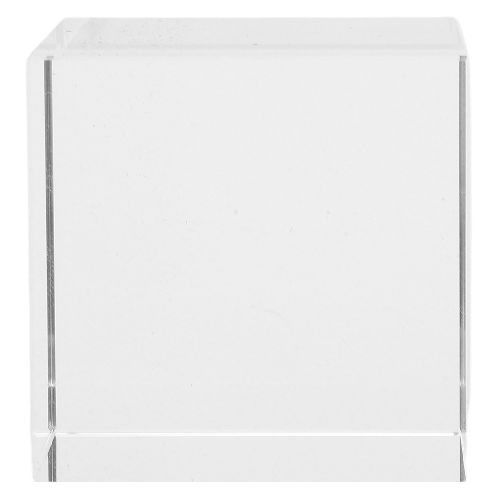 Klarer quadratischer Kristall- – Book Weight Glass Bewertung und Preis
