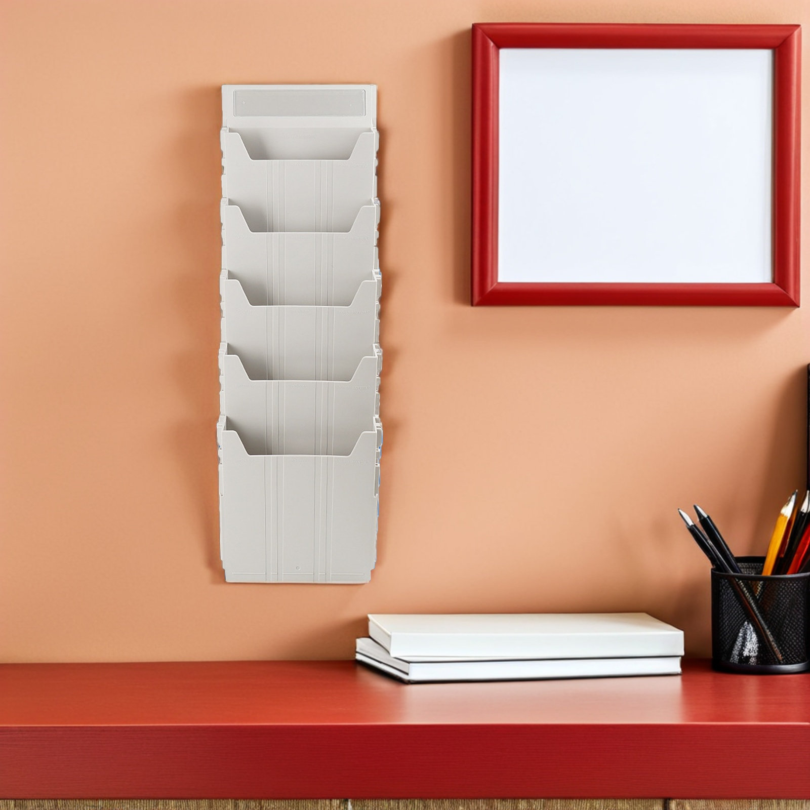 Wandmontierter Aktenorganizer, – Magazine Holder Rack Bewertung und Preis