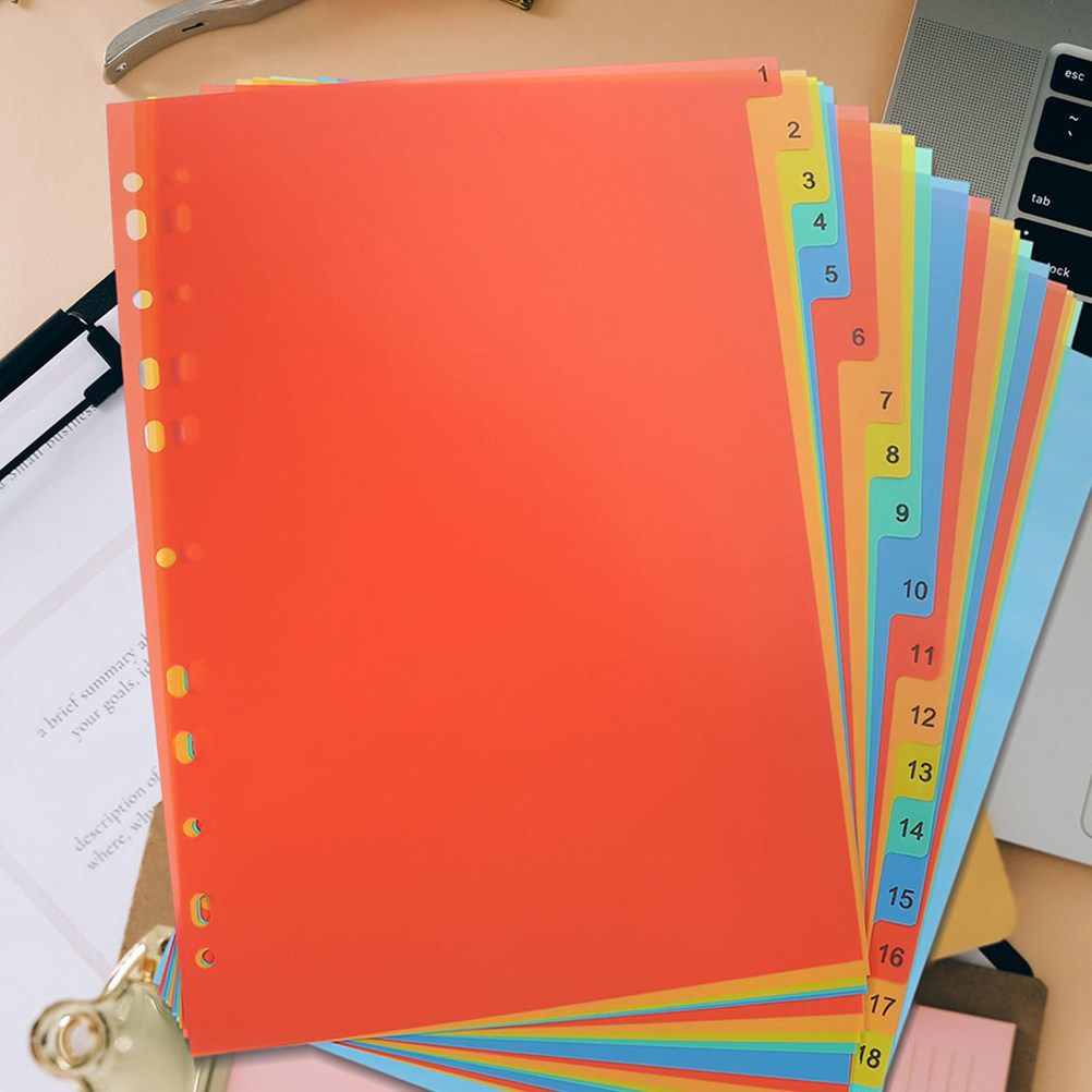 2 Sets Aktenordner, Dokumenten – Tab Divider A4 Bewertung und Preis