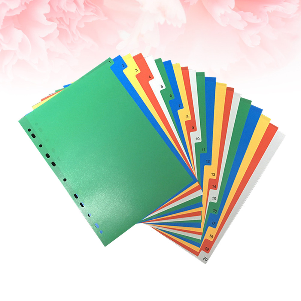 A4-Registerkarten, 40er-Pack,  – Tab Divider A4 Bewertung und Preis