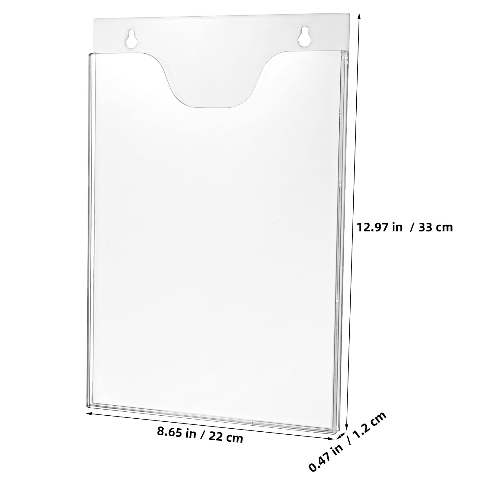2 Stück, transparente Acryl-Ak – Magazine Holder Rack Bewertung und Preis