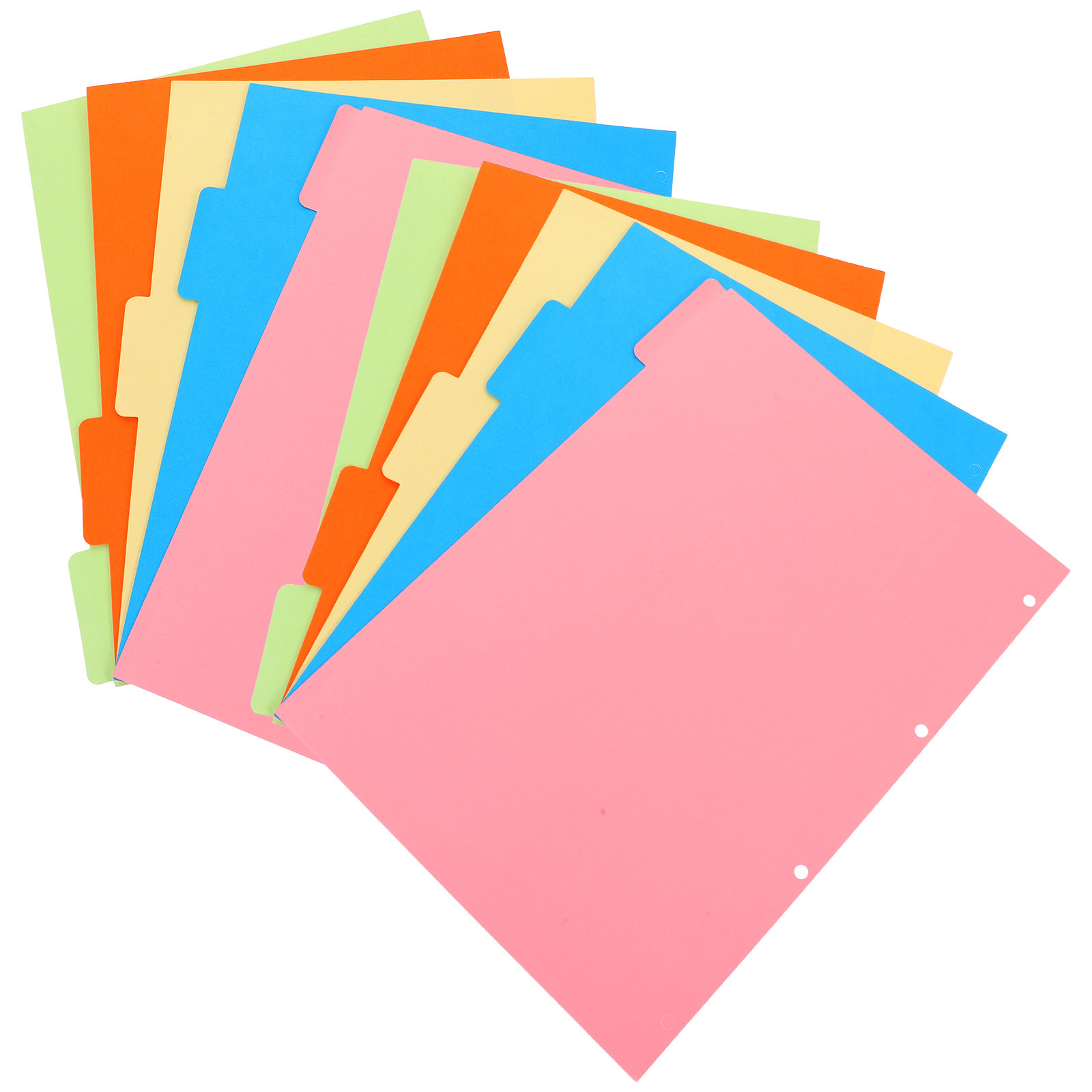 2 Sets farbige Registerblätter – Tab Divider A4 Bewertung und Preis