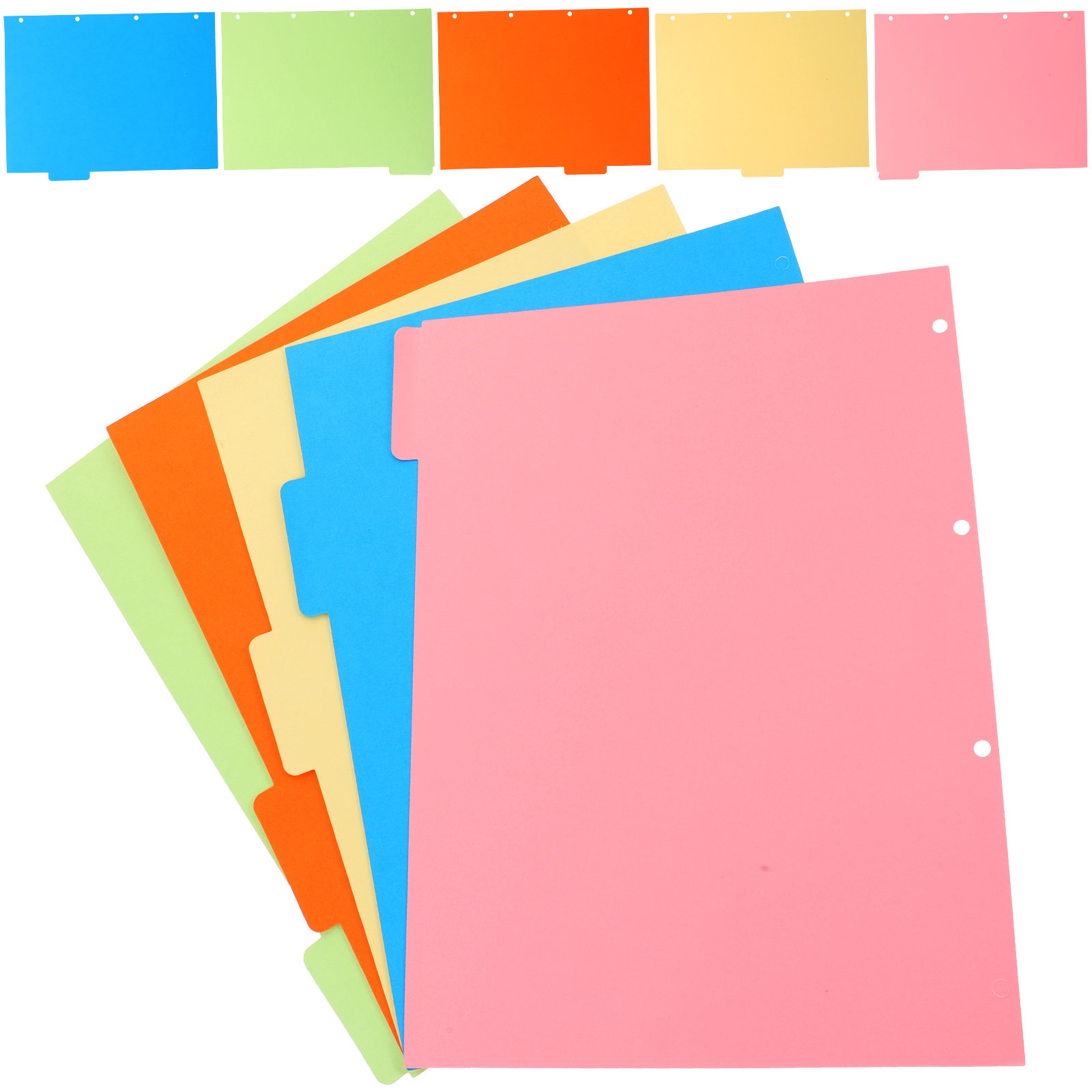 2 Sets farbige Registerblätter – Tab Divider A4 Bewertung und Preis