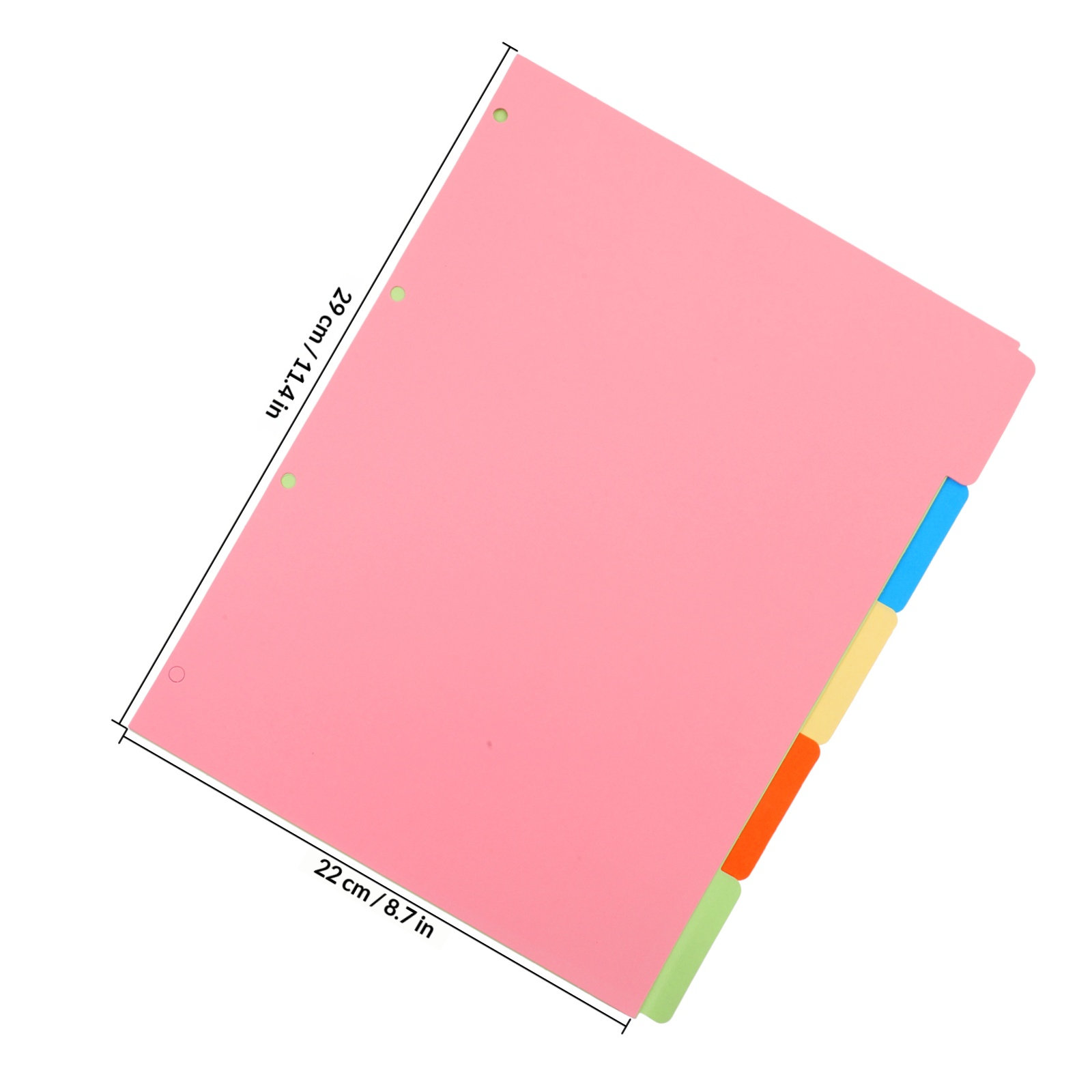 2 Sets farbige Registerblätter – Tab Divider A4 Bewertung und Preis