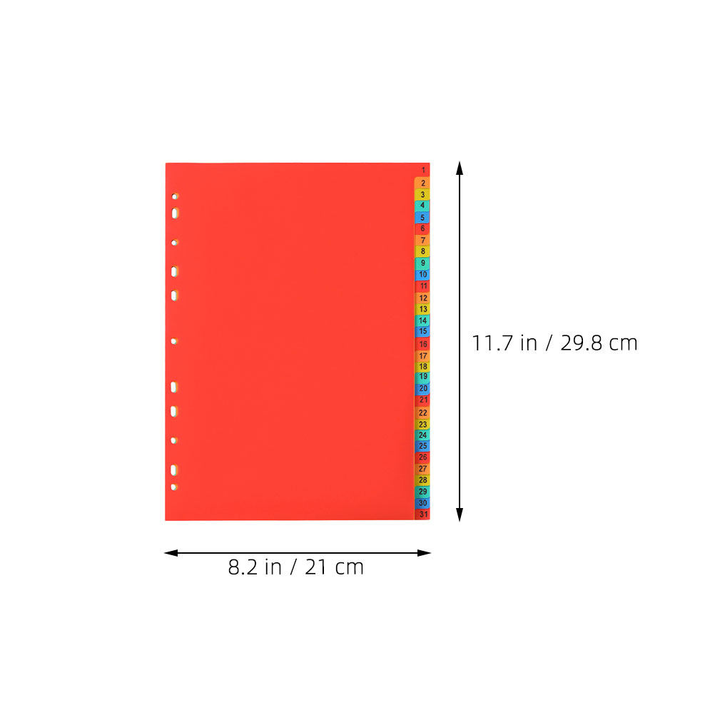 2 Sets A4 Kunststoff-Trennblät – Tab Divider A4 Bewertung und Preis
