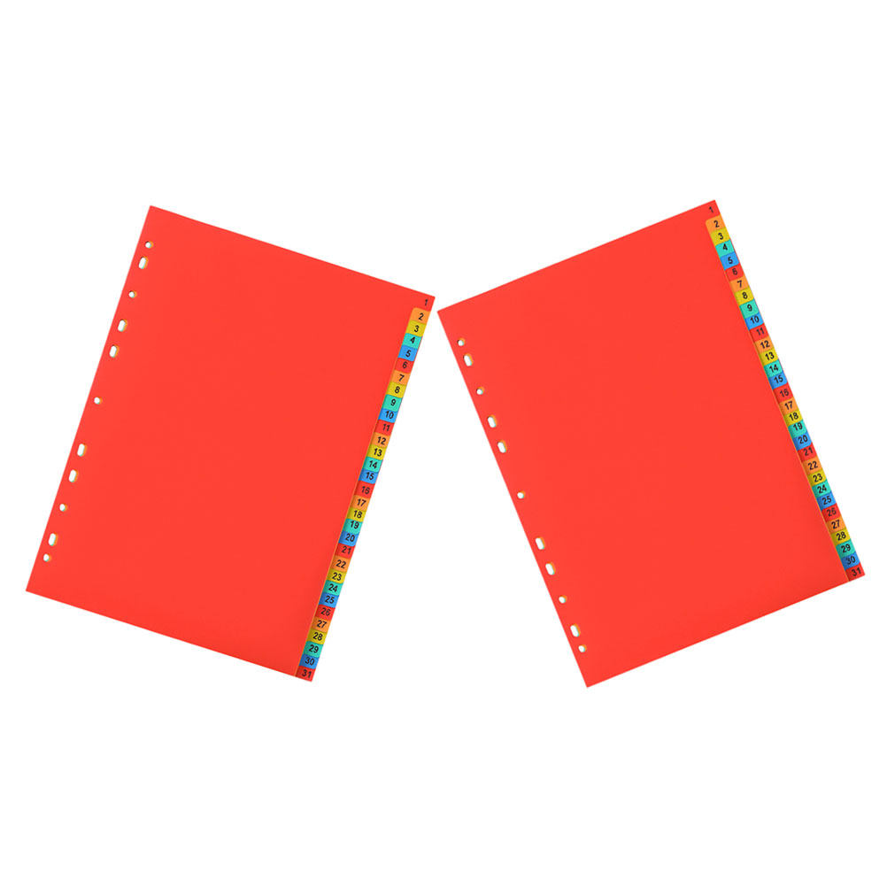 2 Sets A4 Kunststoff-Trennblät – Tab Divider A4 Bewertung und Preis